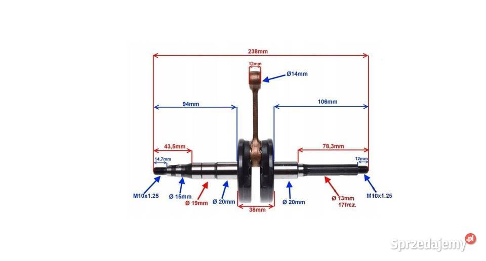 WAŁ 2T YAMAHA AEROX JOG APRILIA SR RALLY Bielsk Podlaski