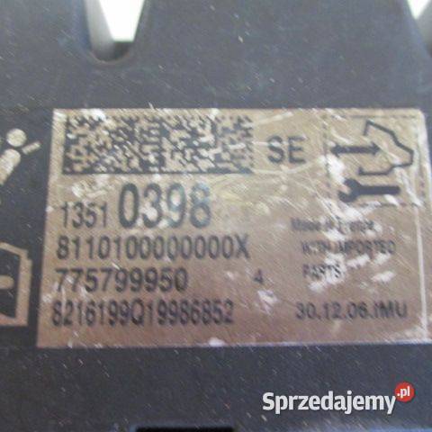MODUŁ AIRBAG OPEL ASTRA 13510398 775799950 2006R