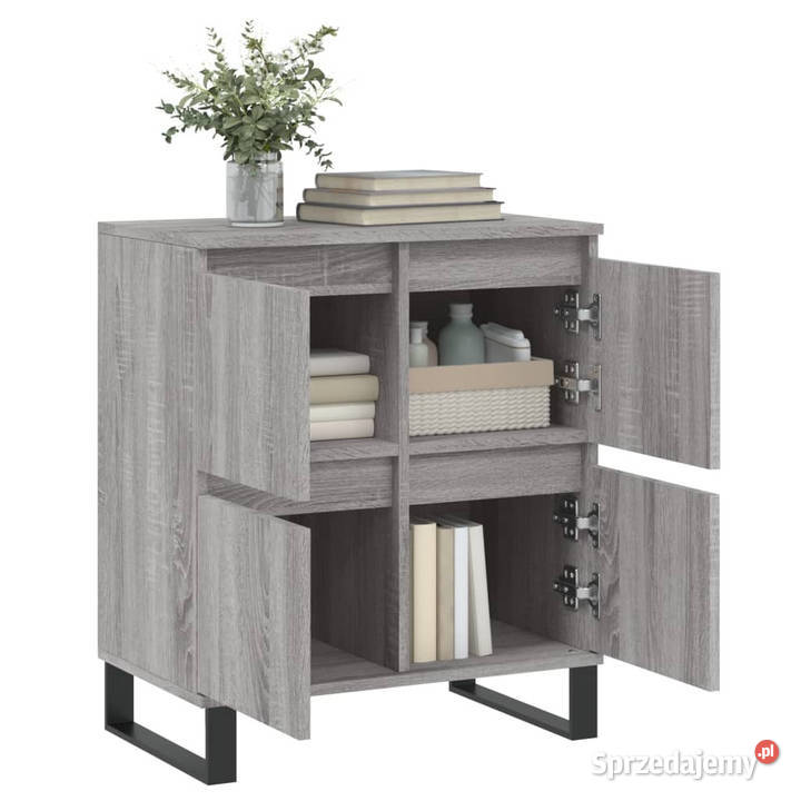 Komoda szary dąb sonoma 60x35x70 materiał Warszawa