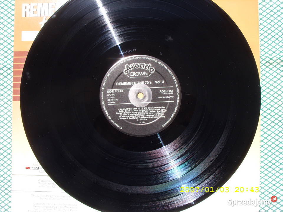 Rock LP REMEMBER THE 70SVOL3 2 LP Wołów sprzedam