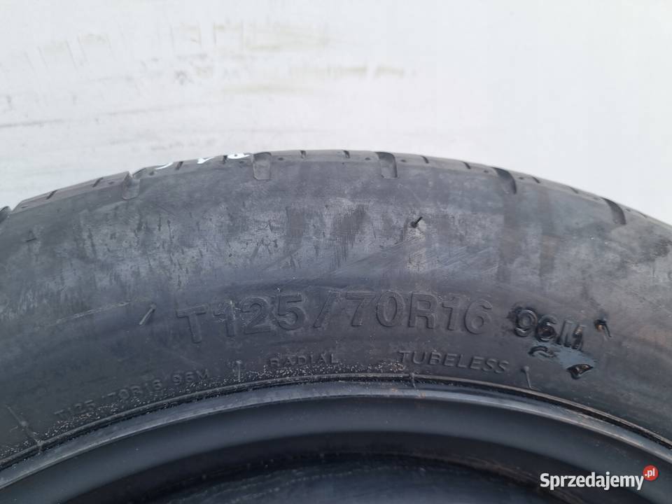 KOŁO DOJAZDOWE Audi Seat Vw Golf V dojazdówka