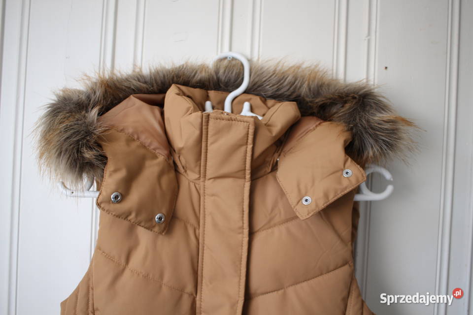 beżowa kamizelka hm xxs 32 bezrękawnik Stójka Toruń