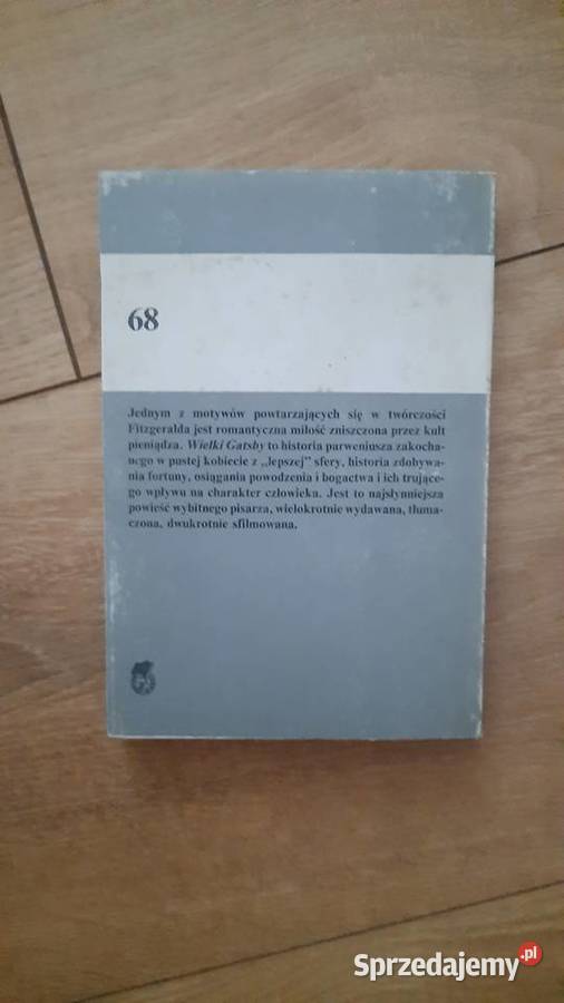 F Scott Fitzgerald Wielki Gatsby mazowieckie Serock