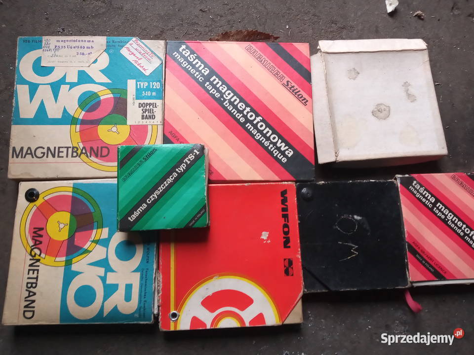 Sprzedam taśmy magnetofonowe 8sztuk sprzedam