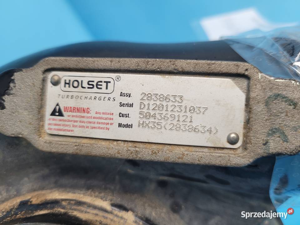 CASE IH PUMA 145 12r TURBOSPRĘŻARKA HOLSET Kolno