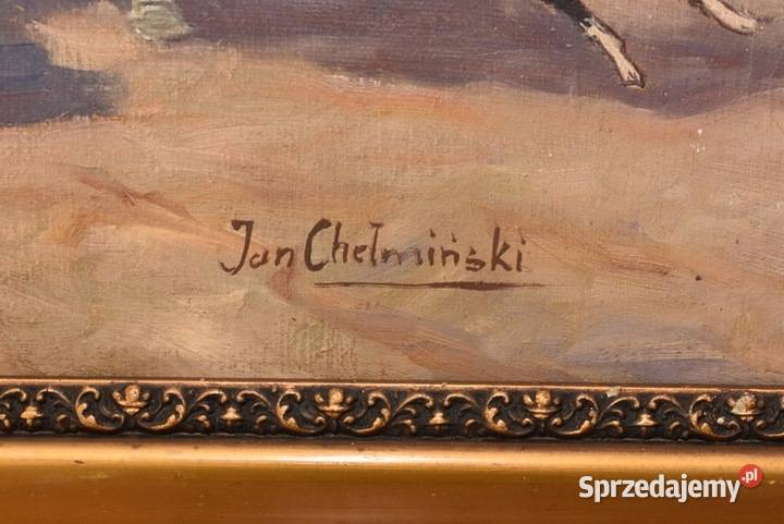Jan Chełmiński Arystokracja Na Konach Stary Kraków sprzedam