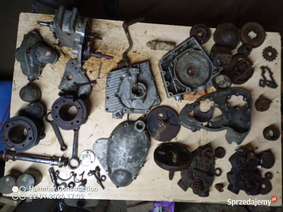 Silniki Standard REX 350 i Turen SV w częściach Trześń