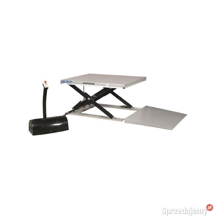 Niskoprofilowy nożycowy stół podnośny z rampą łódzkie Smolice sprzedam