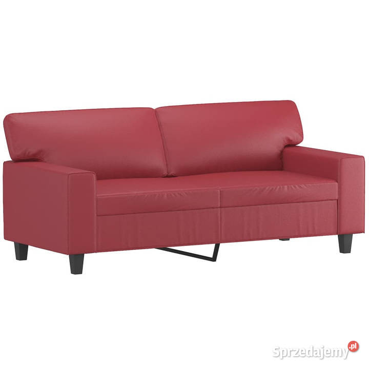 2os sofa z poduszkami winna czerwień 140 Warszawa sprzedam