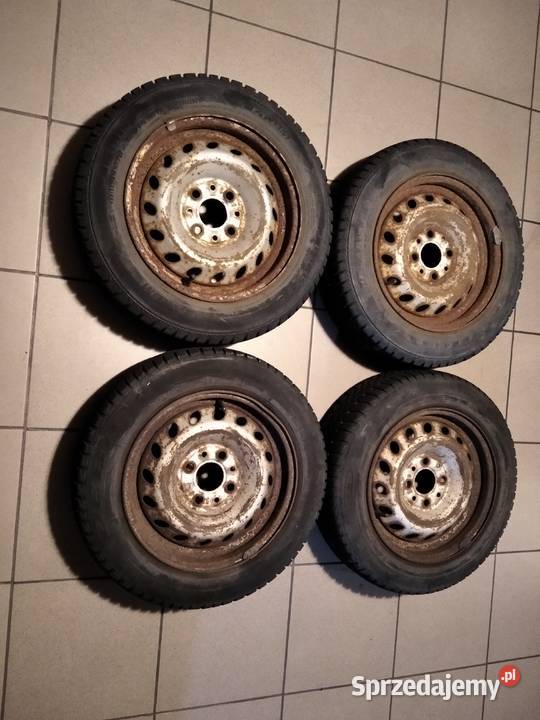 Koła do Seicento Cinquecento z oponami zimowymi mazowieckie Ostrów Mazowiecka sprzedam