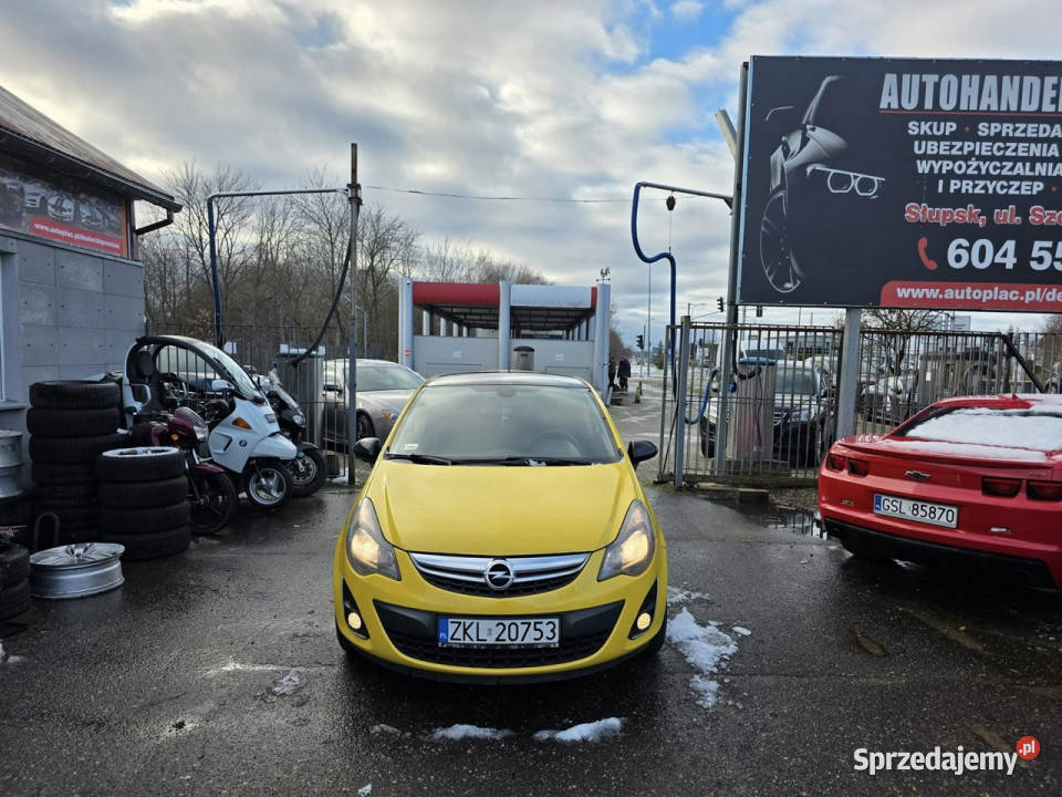 Opel Corsa 14 Benzyna 100 Klimatyzacja Isofix żółty Słupsk