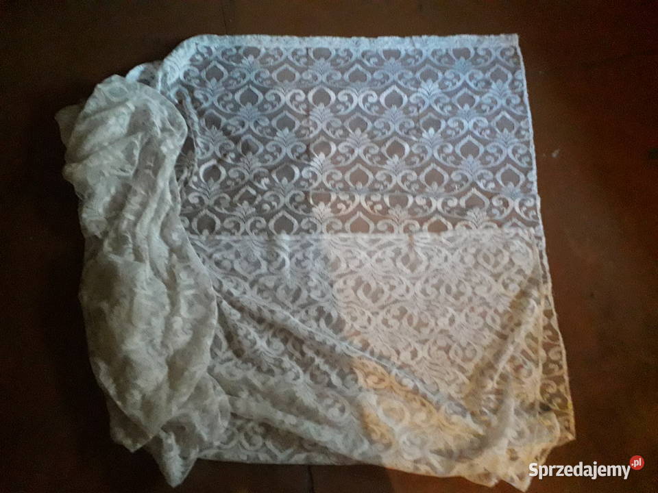 Firany PRL DUŻE 6 sztuk retro vintage Katowice