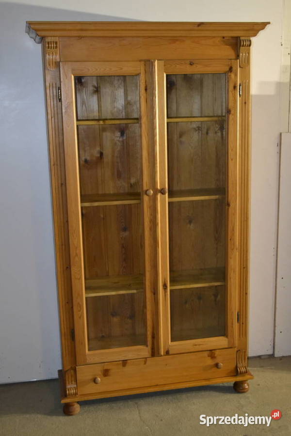 witryna sosnowa lite drewno Będzin sprzedam