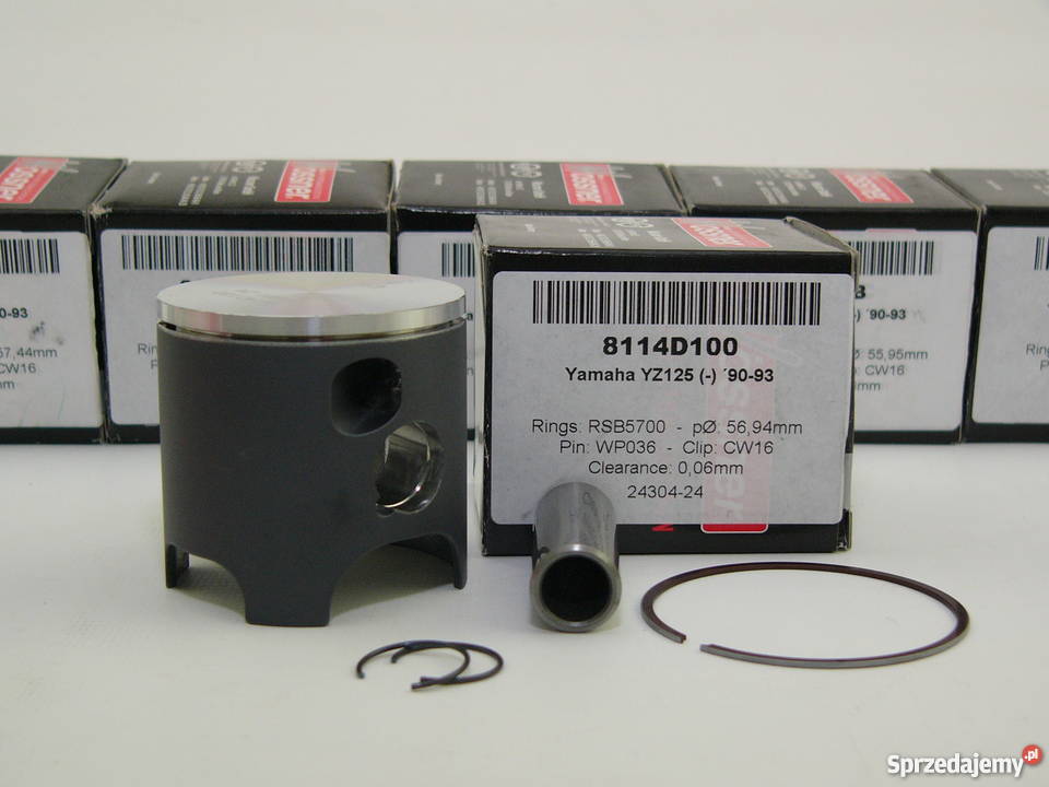 TŁOK komplet tłokowy WOSSNER 5694 mm YZ 125 9093 Zabrze sprzedam