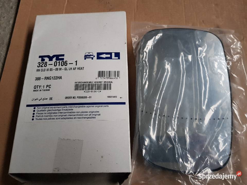 Wkład Lusterka Scenic ll Megane ll Lewy świętokrzyskie Łagów