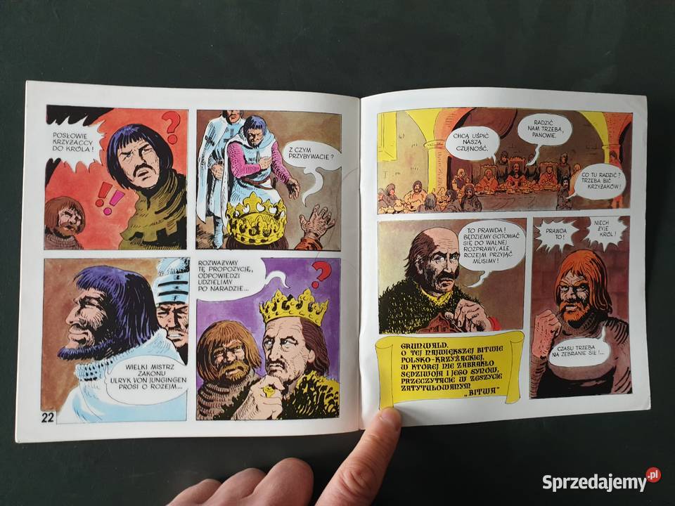 Dwa Miecze Zdrada Odsiecz 2 komiksy historyczne historyczne i wojenne pomorskie Gdynia