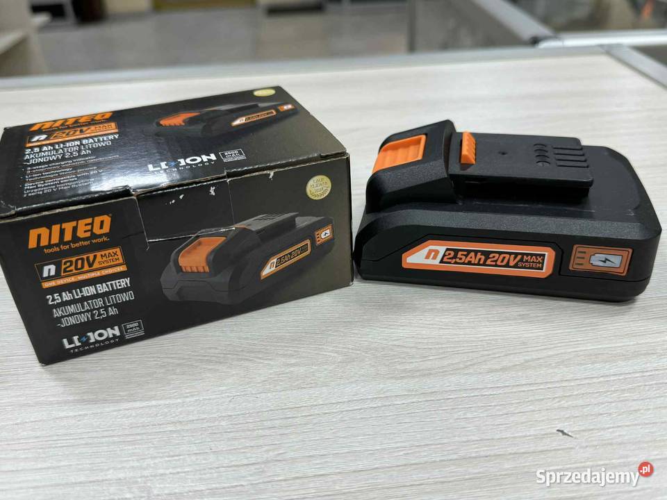 Akumulator LiIon Niteo Tools 20 V 25 Ah warmińsko-mazurskie Elbląg