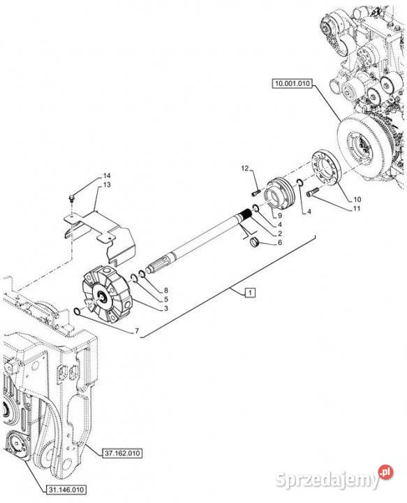 Holland T6070 Połączenie giętkie 47490582 Jastrzębniki