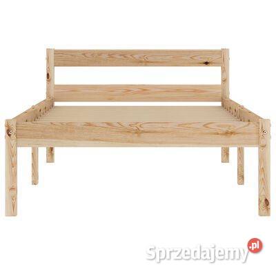 vidaXL Rama łóżka lite drewno sosnowe 100 x 200 Warszawa sprzedam