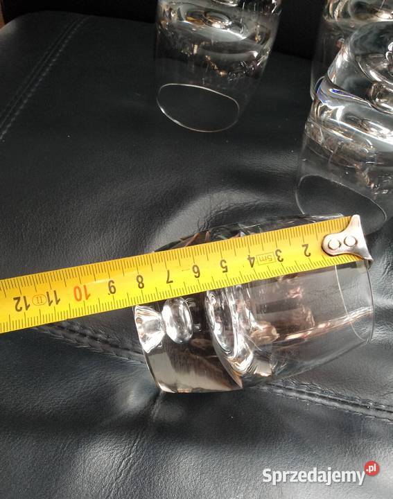 Szklanki z grubym bąbelkowym dnem kujawsko-pomorskie Nakło nad Notecią