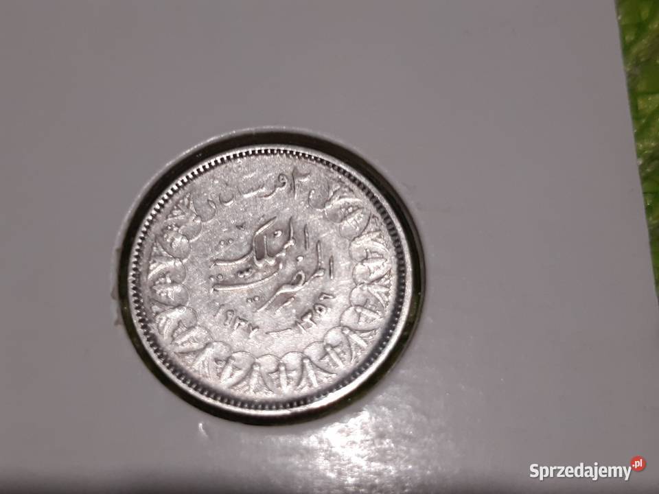 moneta srebrna Egiptu z 1937r