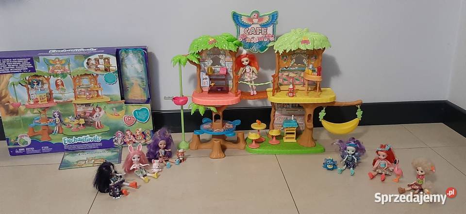 Enchantimals tropikalna kawiarenka 6 lalek Aleksandrów Łódzki