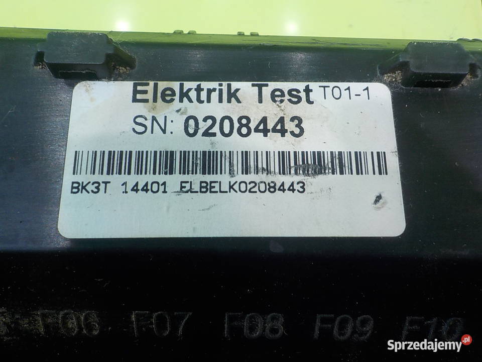 FORD TRANSIT MK8 VIII 22 15r skrzynka osobowe Układ elektryczny, zapłon Suków