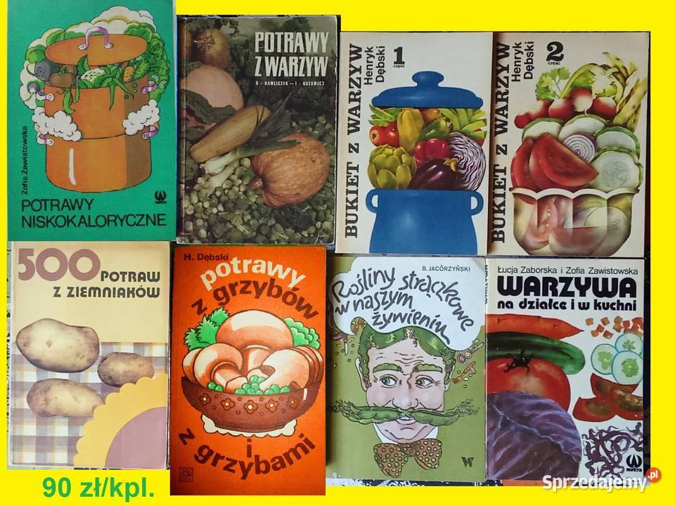 Książki kulinarne potrawy jarskie kuchnia Łódź