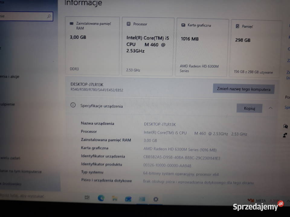 Sprzedam sprawny laptop Samsung R580 Łódź