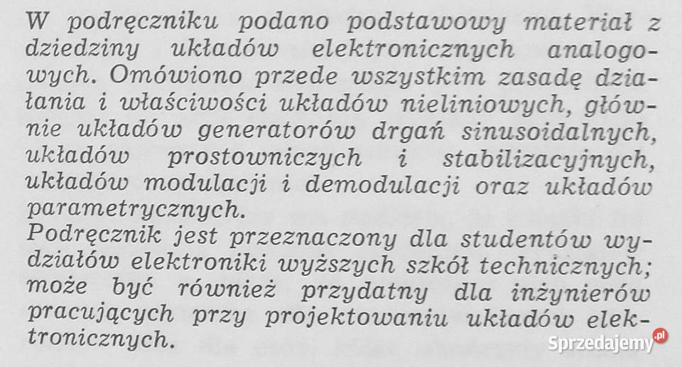 T Golde Układy elektroniczne tom 12 technika, nauki techniczne Warszawa