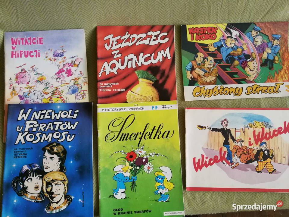 Komiksy Kajko Wicek Smerfetka Jezdziec Piraci zachodniopomorskie Szczecin
