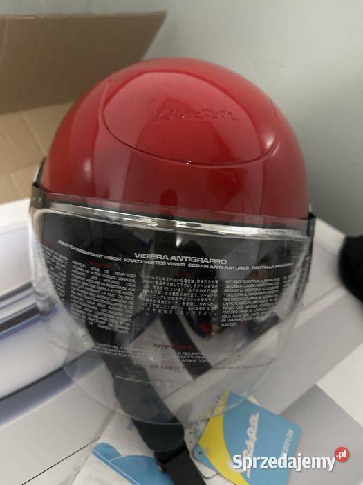 Kask piaggio Vespa Size S rozmiar S pokrowiec Poznań sprzedam