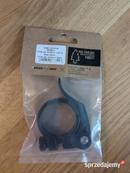 Zacisk sztycy DARTMOOR Spin QR czarny 349 dolnośląskie