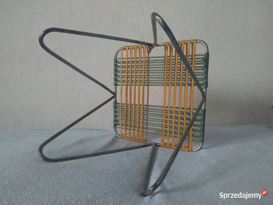 Stołek Taboret projektu W Wołkowski metal Warszawa sprzedam