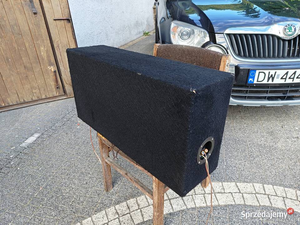 Skrzynia tuba basowa bassowa subwoofer dual 2x śląskie Niegowonice
