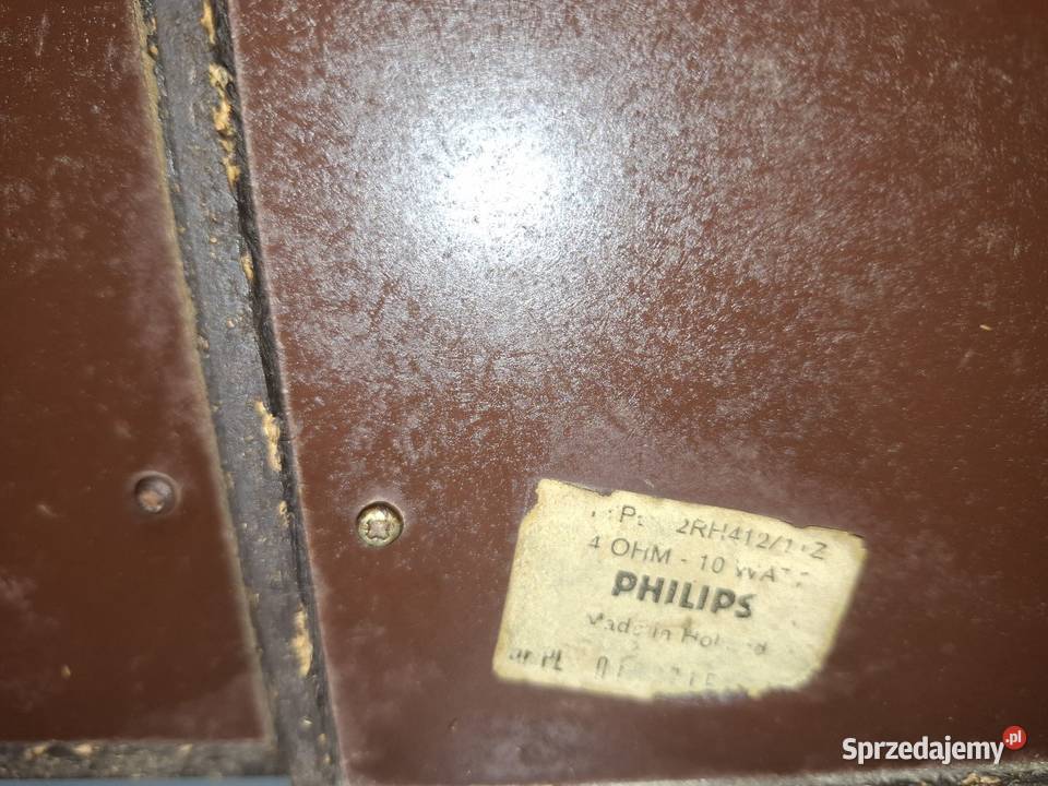 Kolumny Stereo Philips 22RH41211Z Vintage 1971 Sochaczew