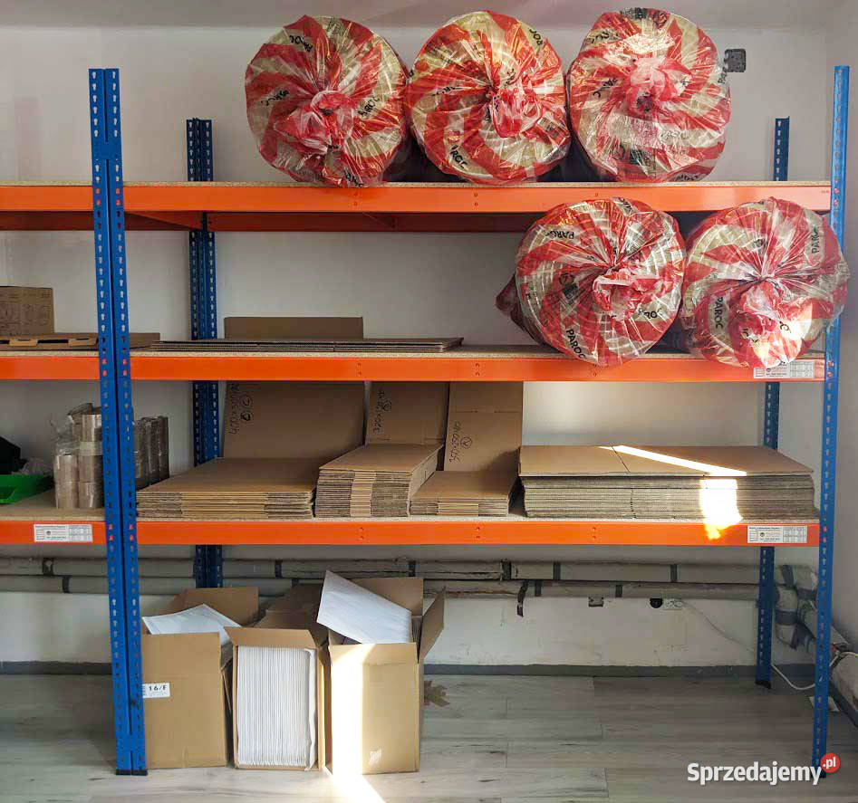 Regał magazynowy 3658x1841x620mm 3P WIÓR 450 2 1841cm Regały Gomunice sprzedam