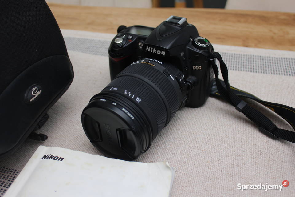 Nikon D90 i Sigma 18200 mm f3563 HSM DSLR aparat śląskie Myszków