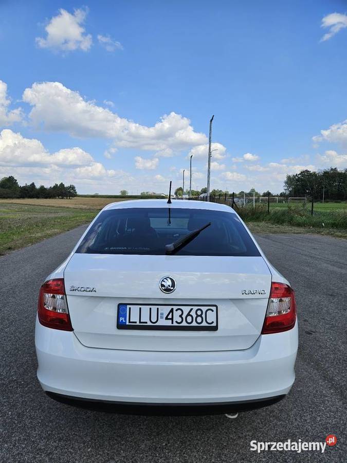 Skoda RAPID 12MPI GAZ Landi Renzo 18zl100 biały Lipce Reymontowskie