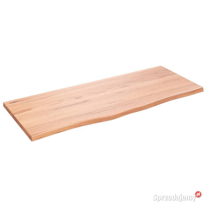 Blat do stołu jasnobrązowy 100x40x2 lite drewno mazowieckie Warszawa