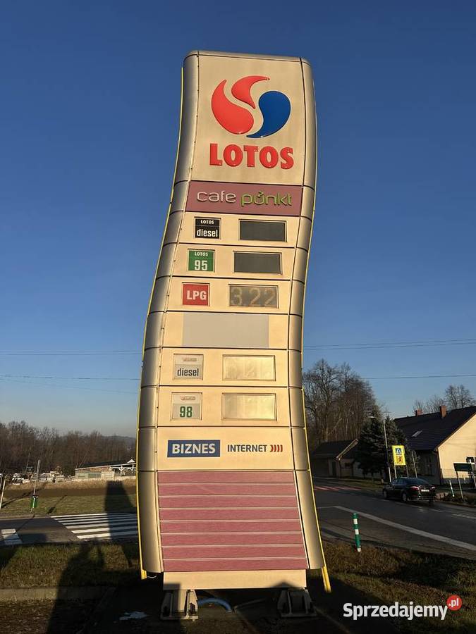 Pylon Cenowy Stacja Paliw Bochnia