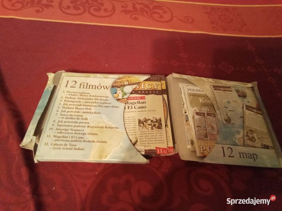 Byli sobie podróżnicy mapy 9 płyt Kultura i Rozrywka mazowieckie