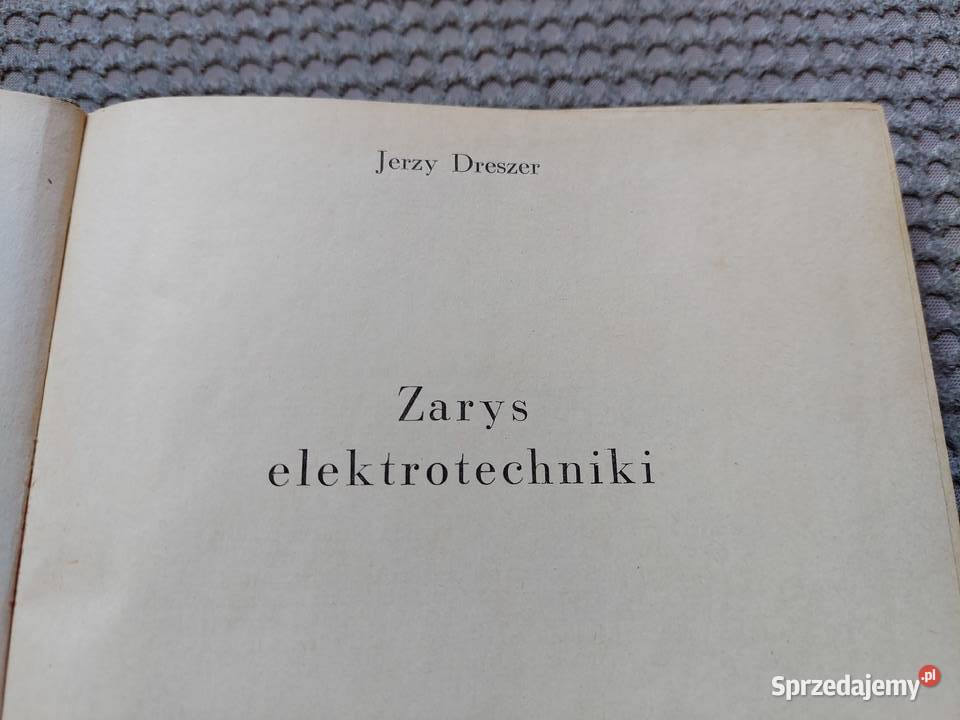 Zarys elektrotechniki małopolskie Kraków sprzedam