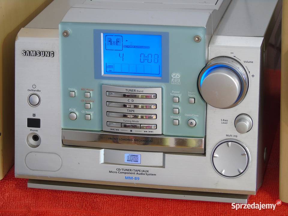 Wieża Samsung MMB9 kolumny CD AUX radio RDS Jasło