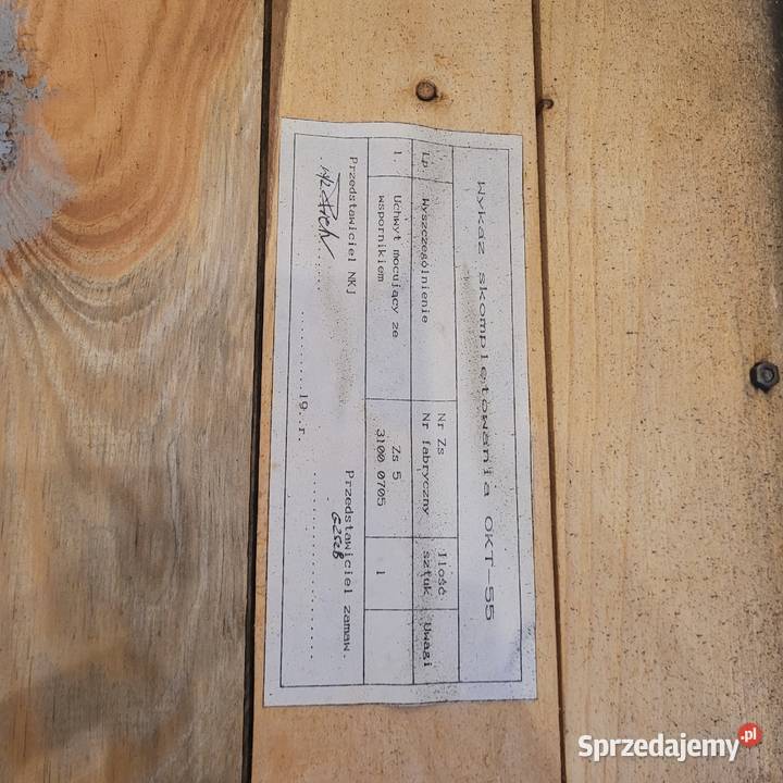Uchwyt mocujący ze wspornikiem OKT55 czołg t55 Skierniewice