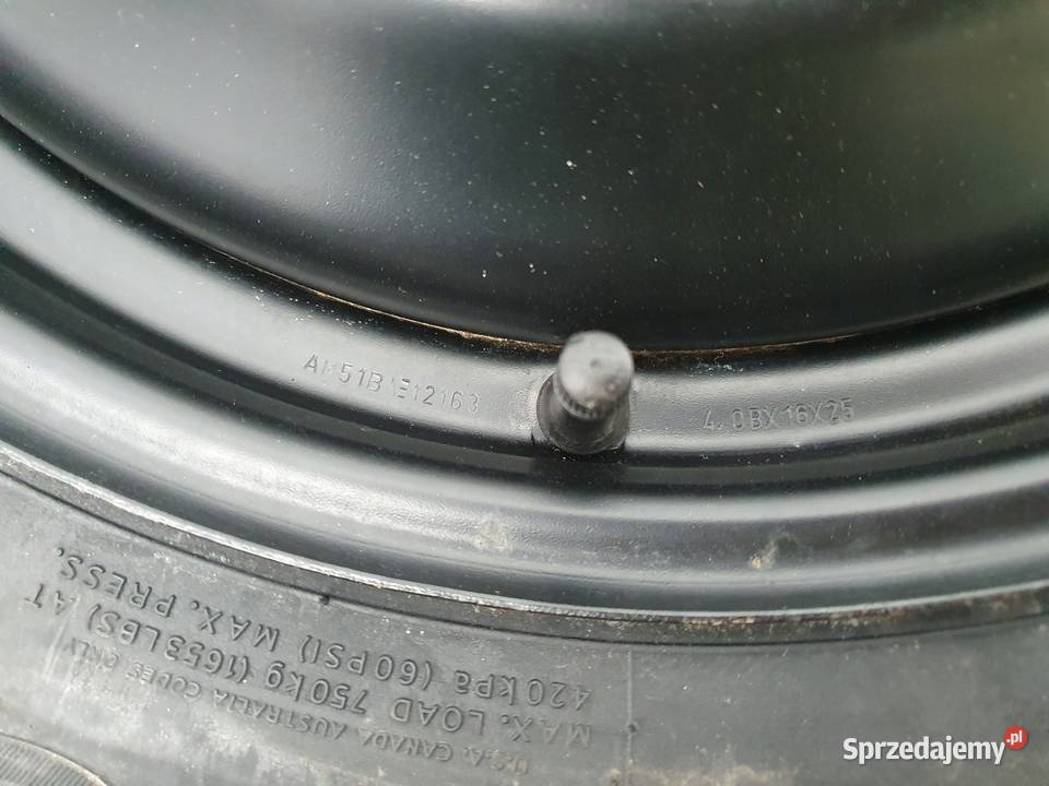 KOŁO DOJAZDOWE 12590 R16 AM51BA 5x108 dojazdówka Chełm