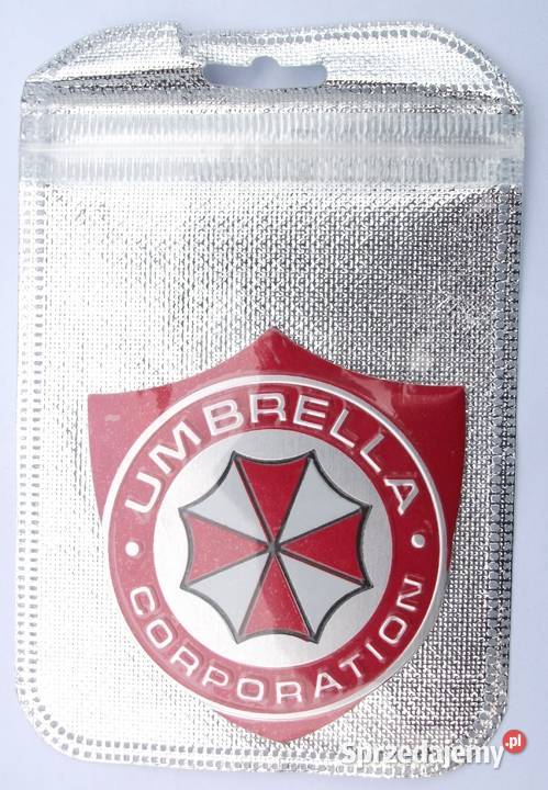 Naklejka 3D Aluminium UMBRELLA Resident Evil łódzkie Sieradz