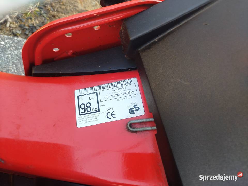 Kosiarka SABO 54 VARIO aluminiowa napęd kosz Sieklówka