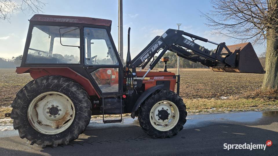 Zetor 5340 z ładowaczem Trac Lift 120 carraro Gizałki