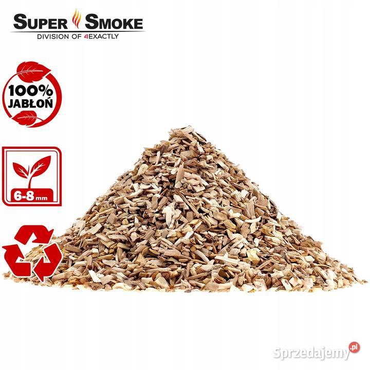 Zrębki Wędzarnicze Super Smoke JABŁOŃ KL08 68mm